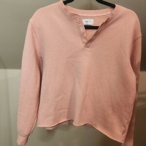 Tna- henley sweatshirt